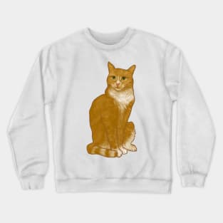 Ginger Cat with an Attitude Crewneck Sweatshirt